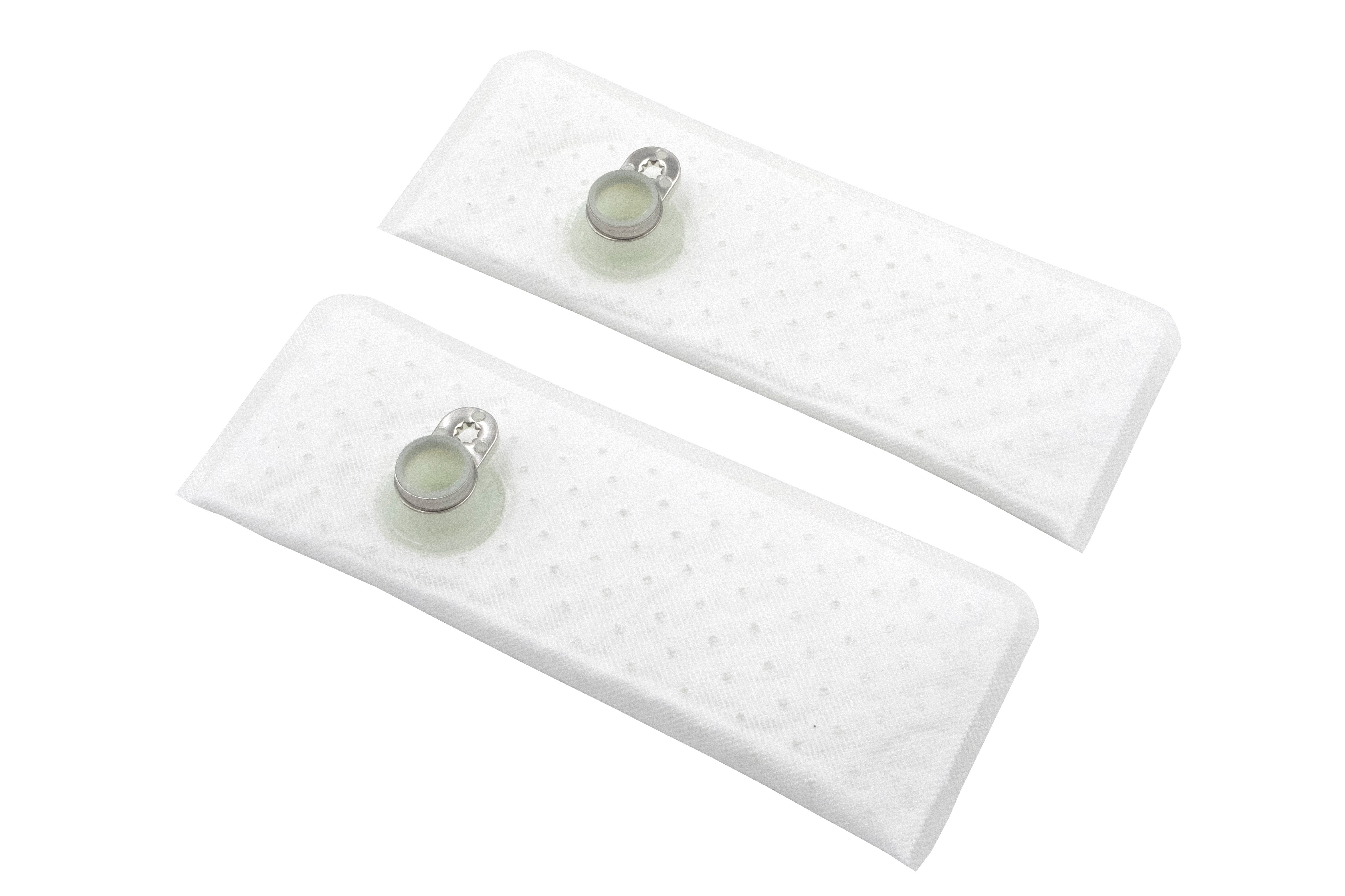 Two large fuel filter kits with white filters and metal caps for Gen 3 Module, designed for engine fuel filtration.