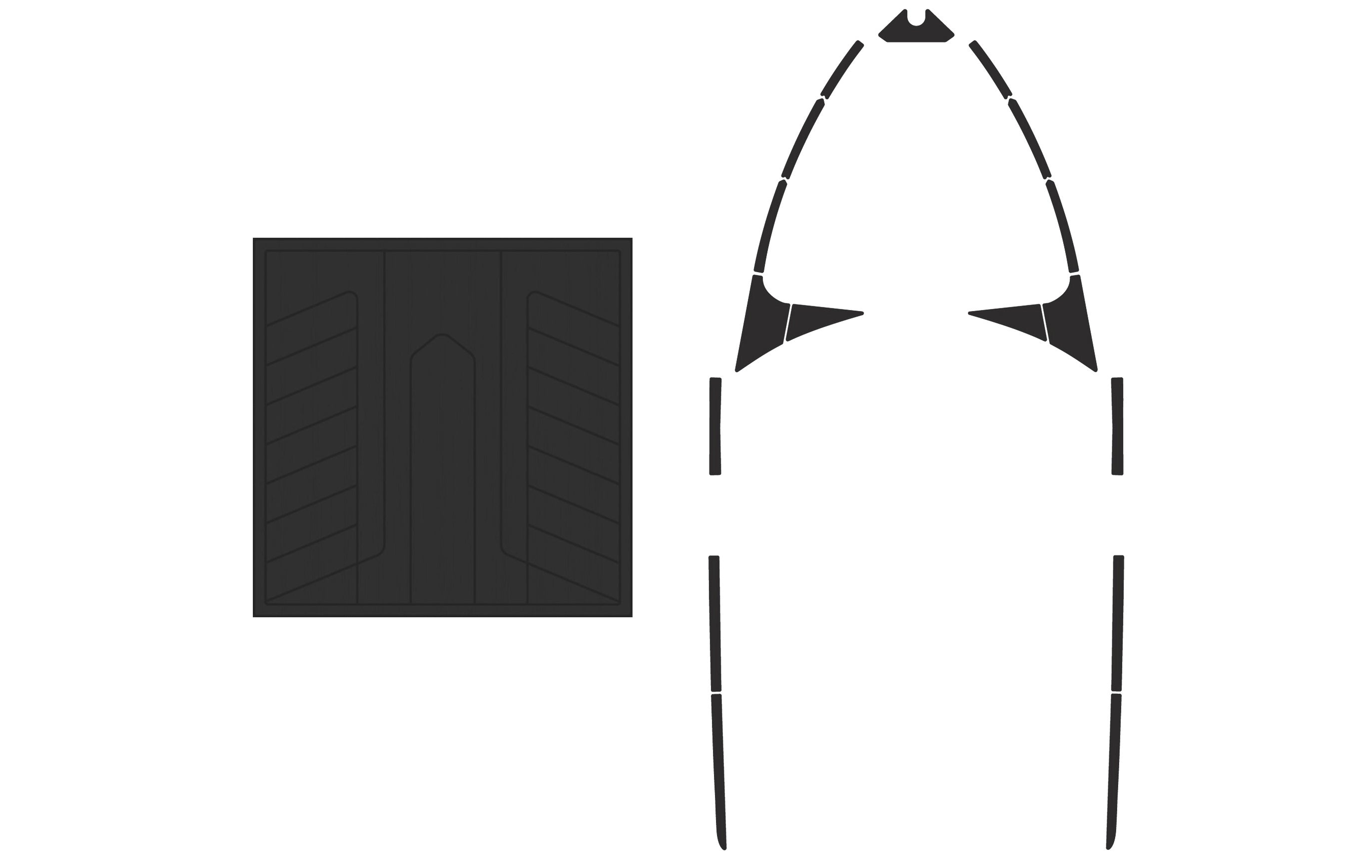 Diagram of Malibu 23LSV soft grip kit components, including a textured black grip pad and a flexible, segmented handle assembly.