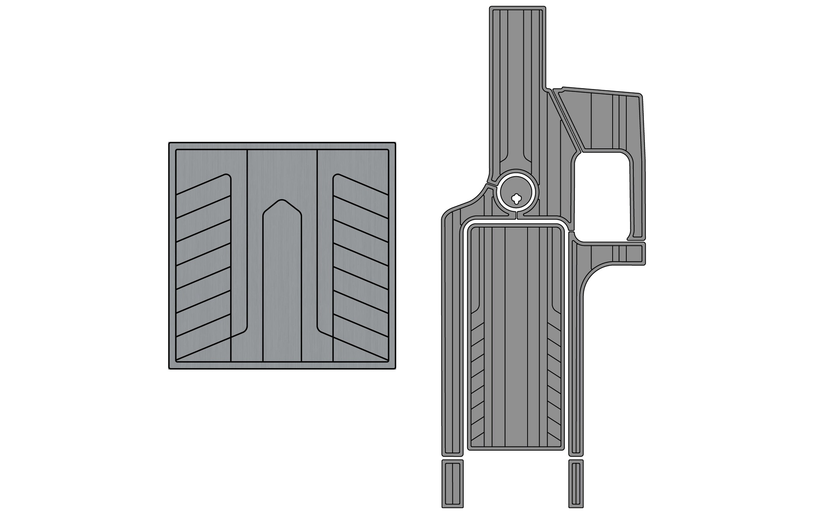 Diagram of Axis T23 Soft Grip Kits for models '15-'17, showing top view and side profile of the grip components.