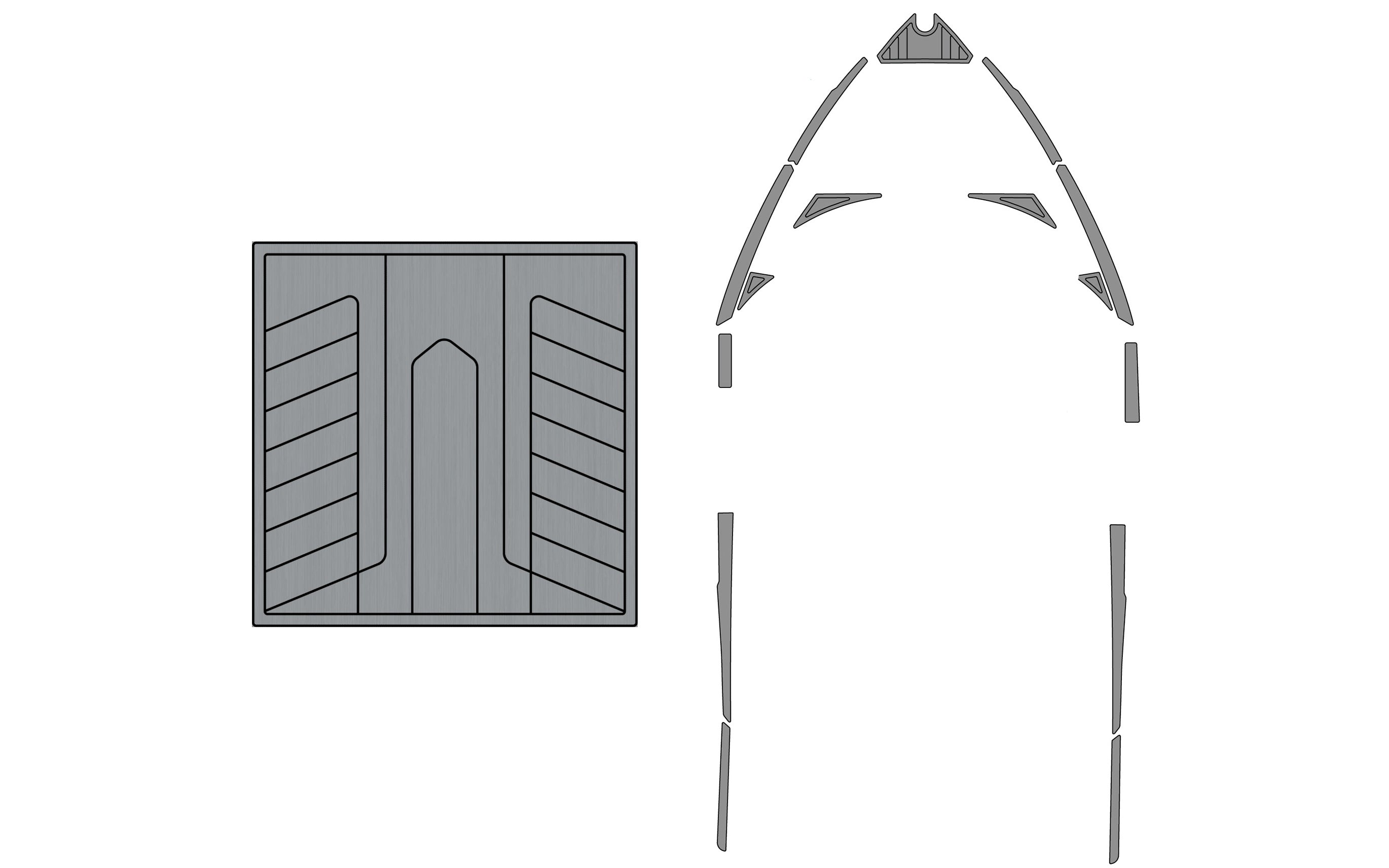 Diagram of Axis T23 Soft Grip Kits for 2015-2017 models, including grip panels and mounting hardware.