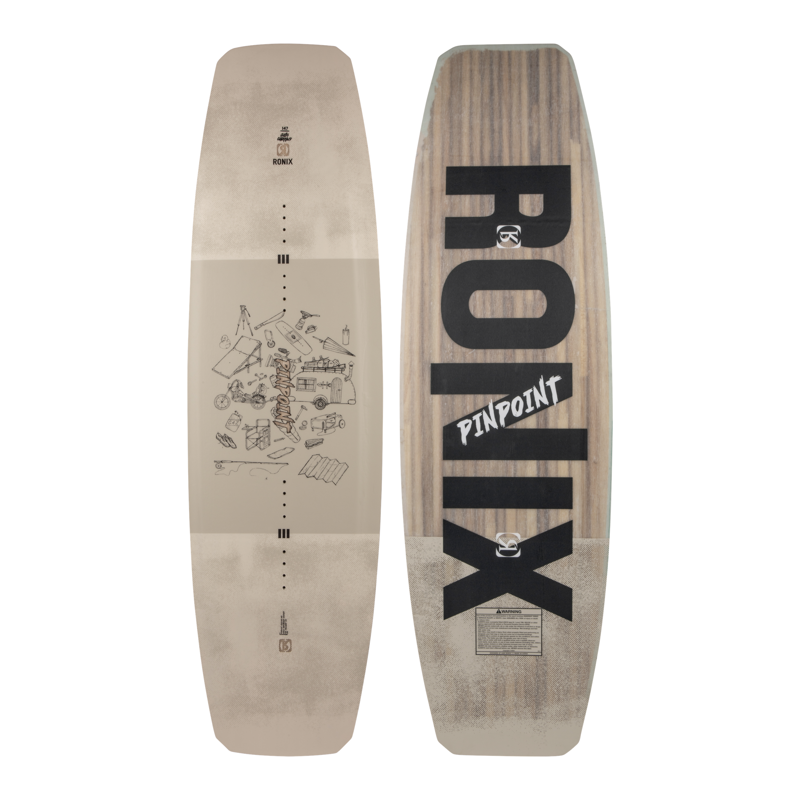 2025 Ronix Pinpoint 147/152 - All Over Flex Park Board | Soft Flex