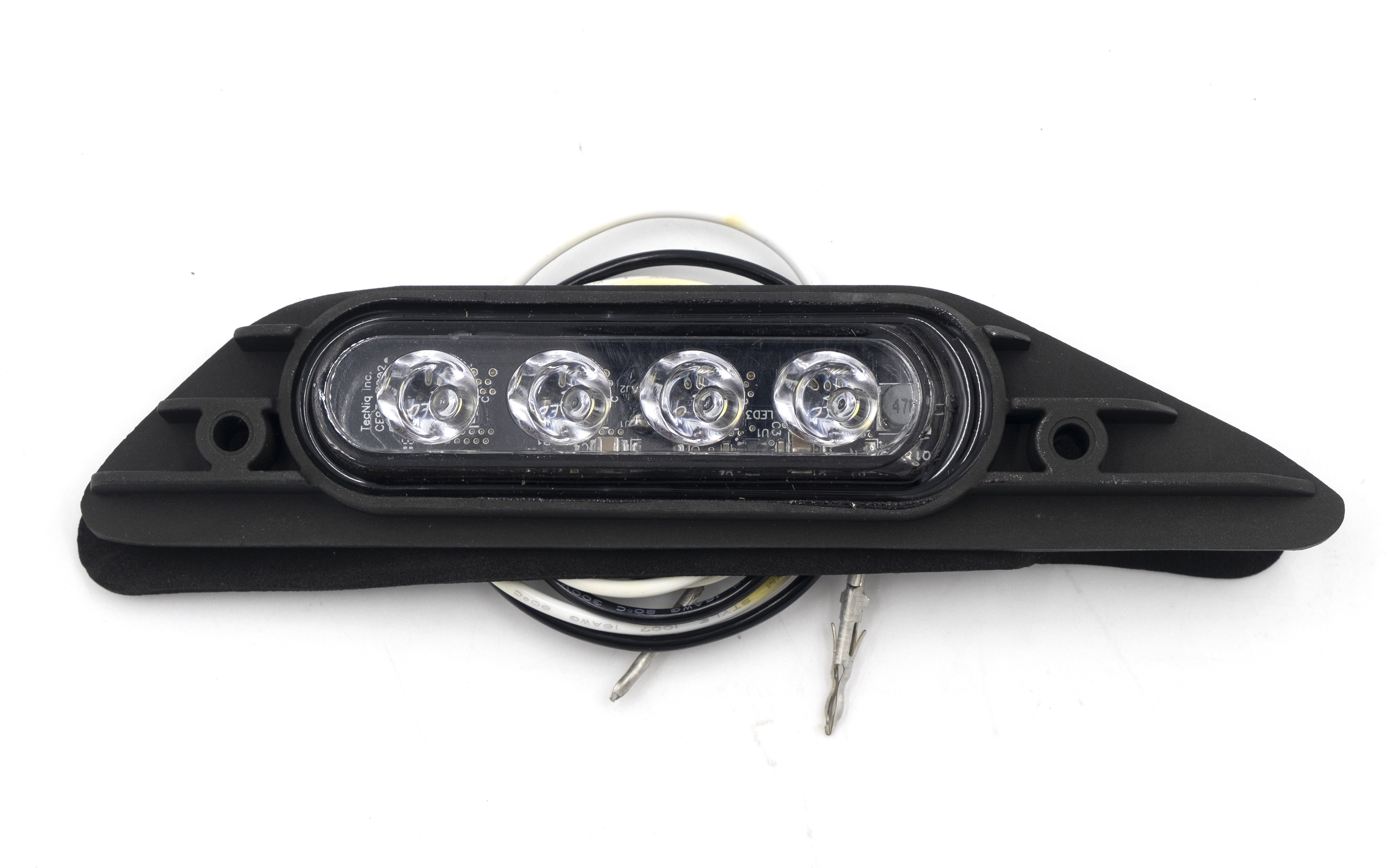 Docking light, port side, for 2015-2018 LS V models, featuring four LED bulbs and black housing with wiring.