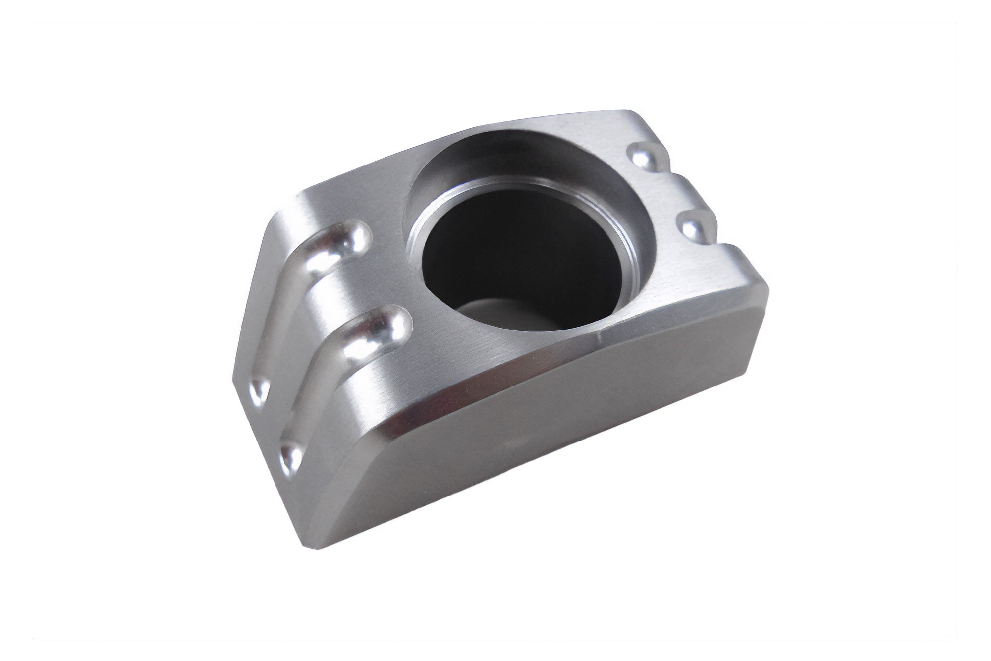 Aluminum mounting bracket for MXZ series 17 backup camera, designed for secure installation and stability.