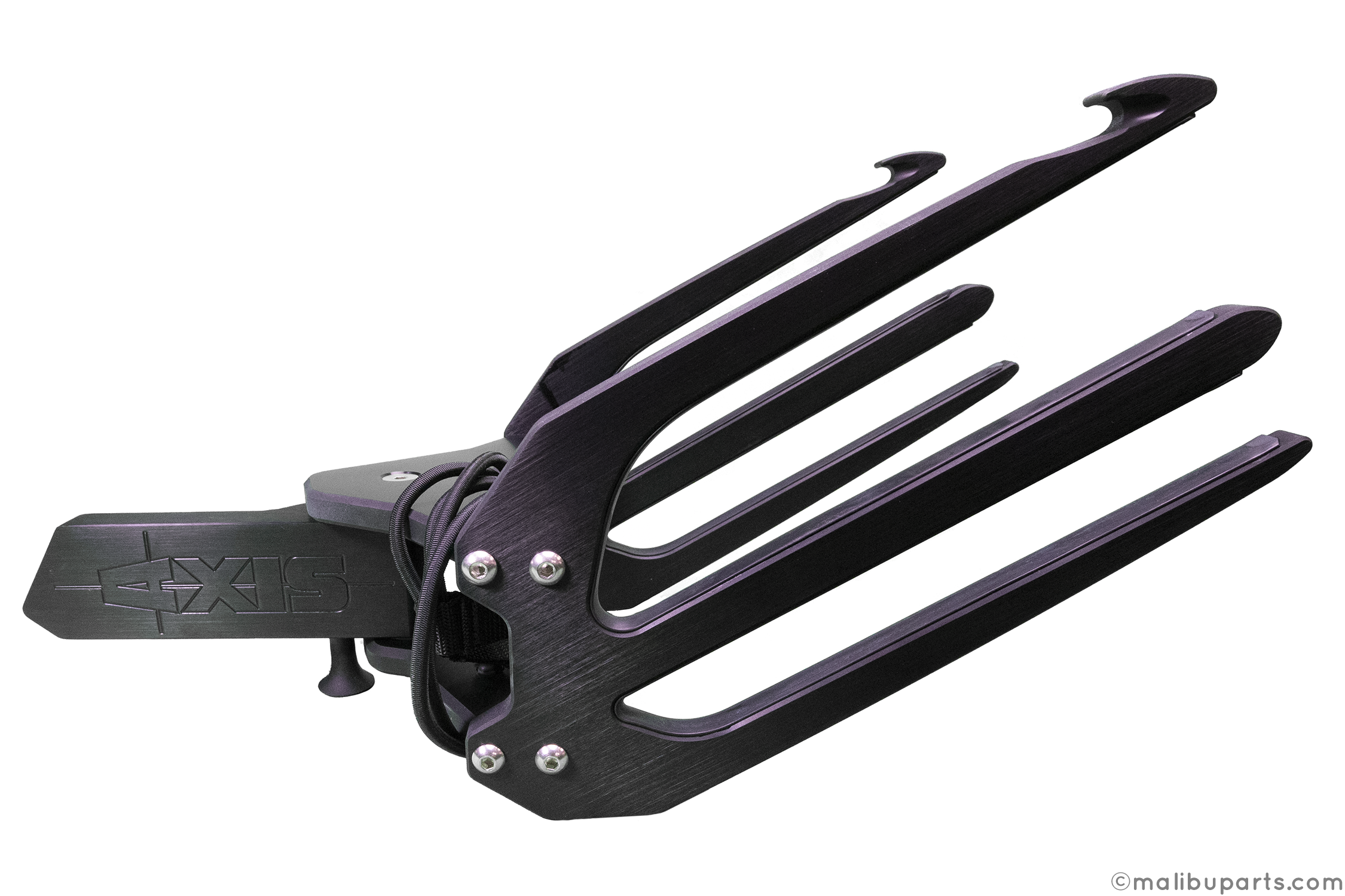 Black Axis Spinner Racks for organizing and displaying items with a sleek, modern design.