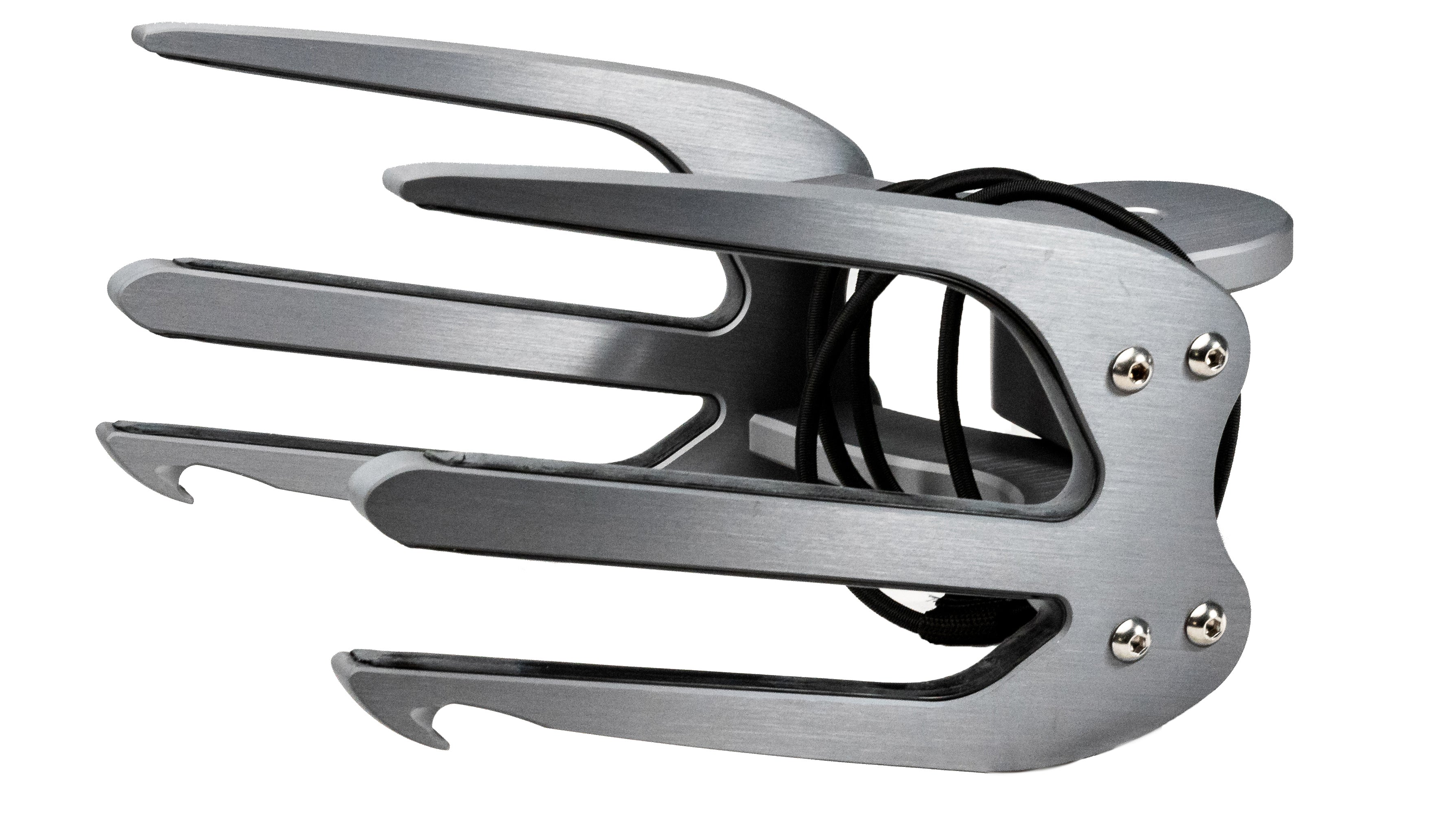 Malibu GV Spinner Racks with a sleek, metallic design and multiple spinning arms for displaying or organizing items.