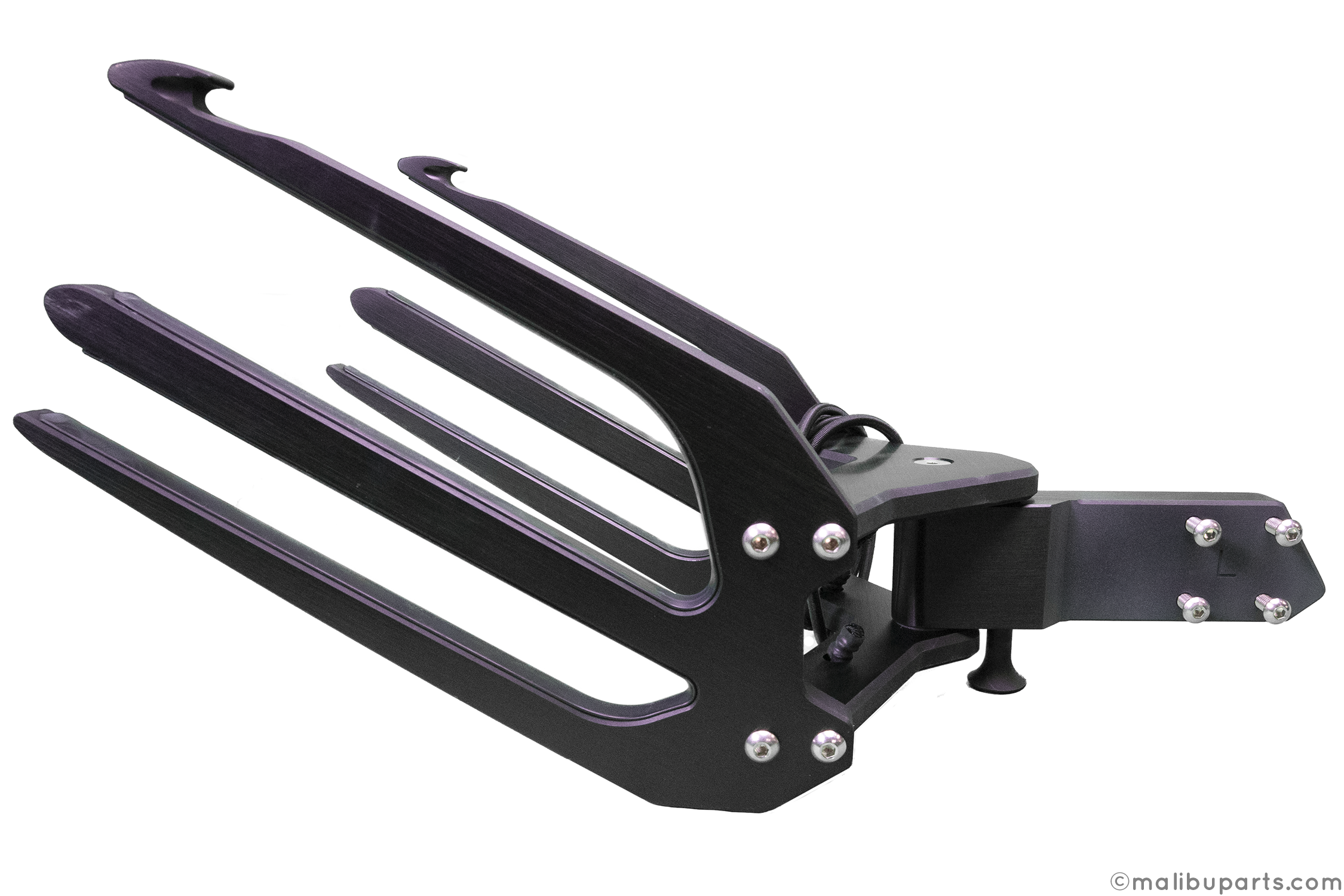 Black Axis Spinner Rack for displaying and organizing items with rotating, multi-tiered design.