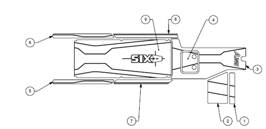 Axis A245 Soft Grip design diagram showcasing its ergonomic features and components for enhanced boating comfort.