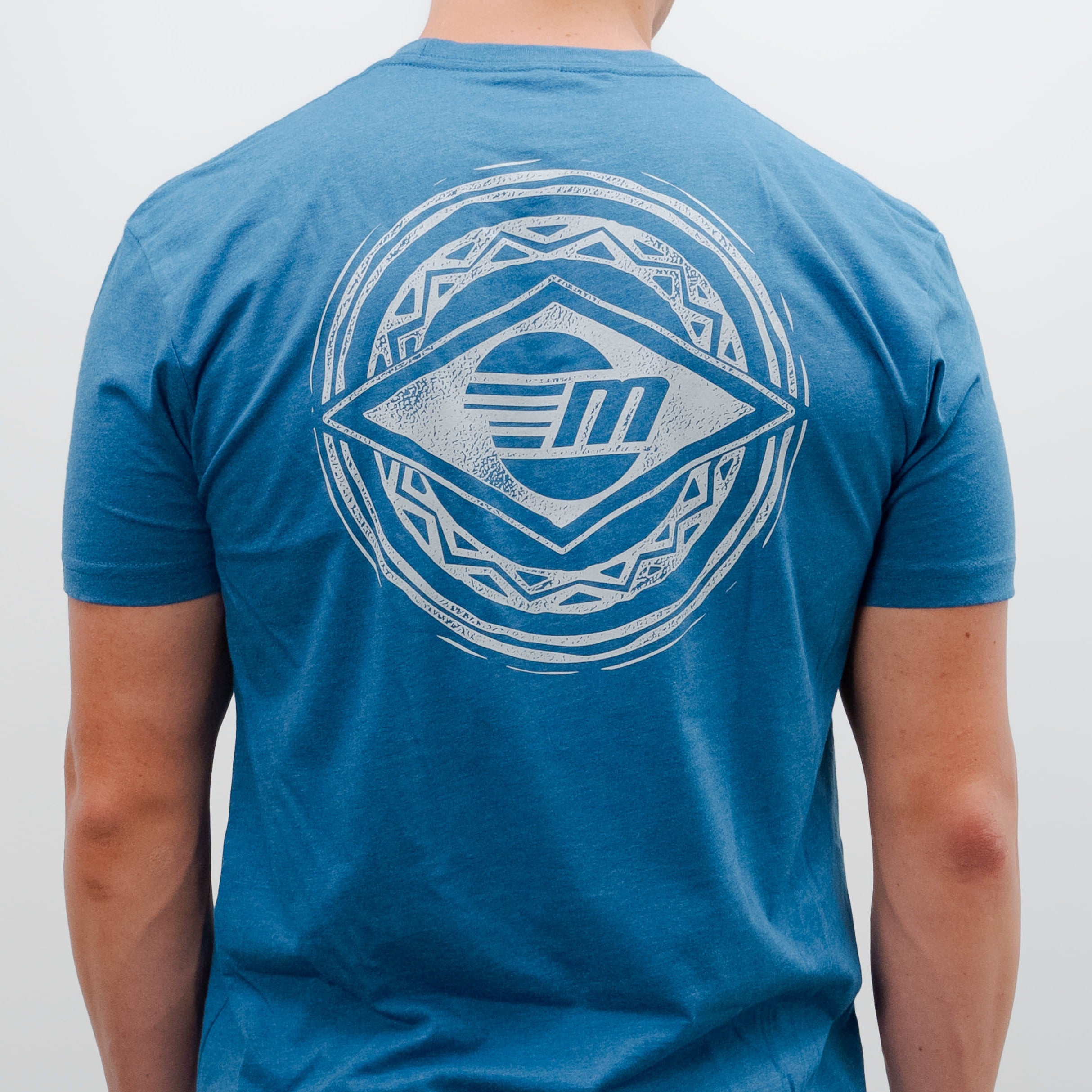 Malibu Surfer Tee Vapor Blue Back Details