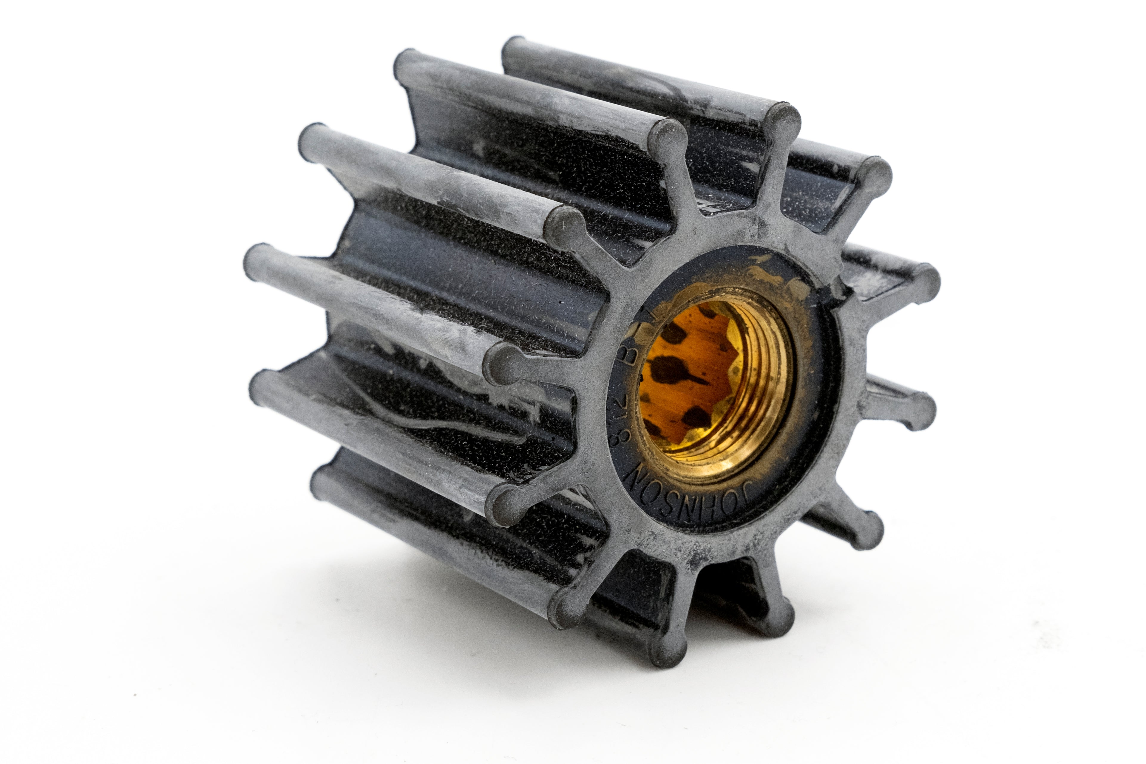 Impeller kit for Malibu & Axis Indmar/M-Series boats, featuring a black plastic and brass component for water pump replacement.