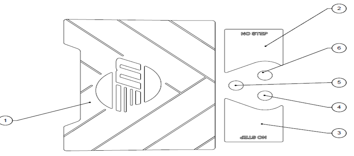 Diagram of the 2022-2023 25 LSV Malibu Soft Grip with labeled parts and instructions.