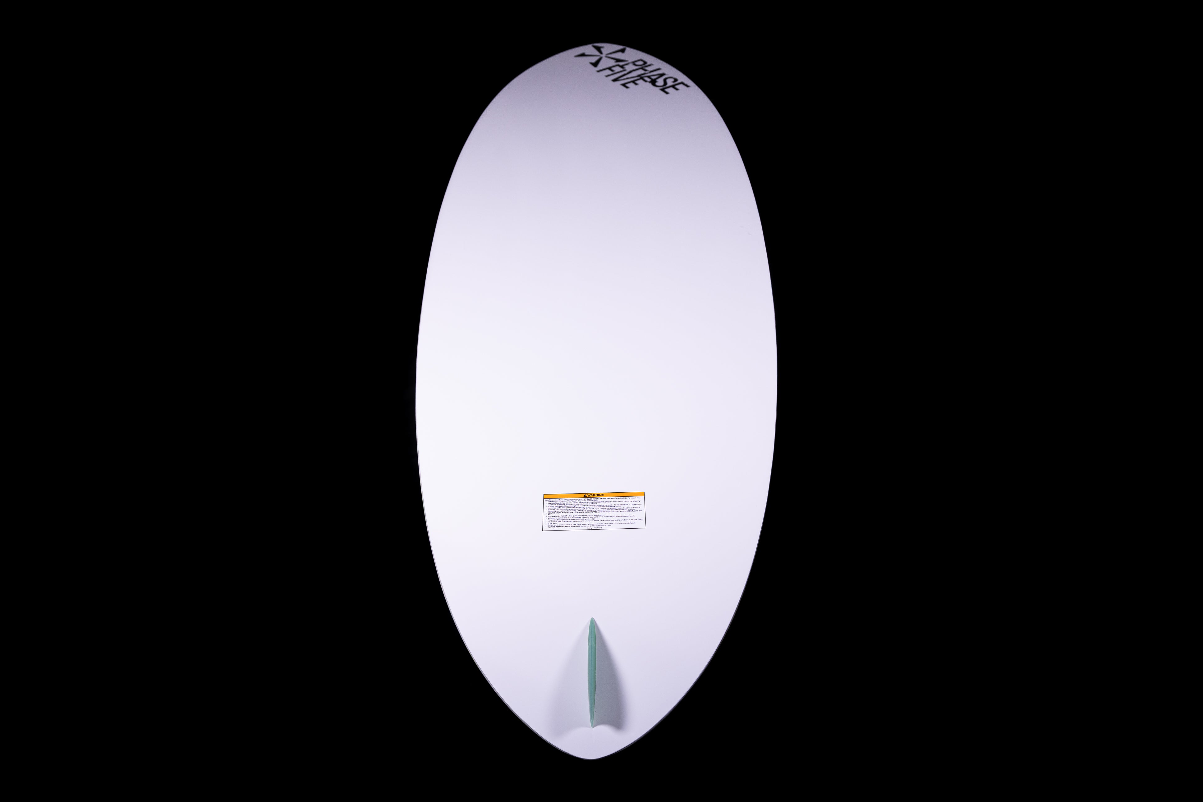 2025 Phase 5 Oogle Skim Board featuring a sleek design and pointed tail for optimal performance on the water.