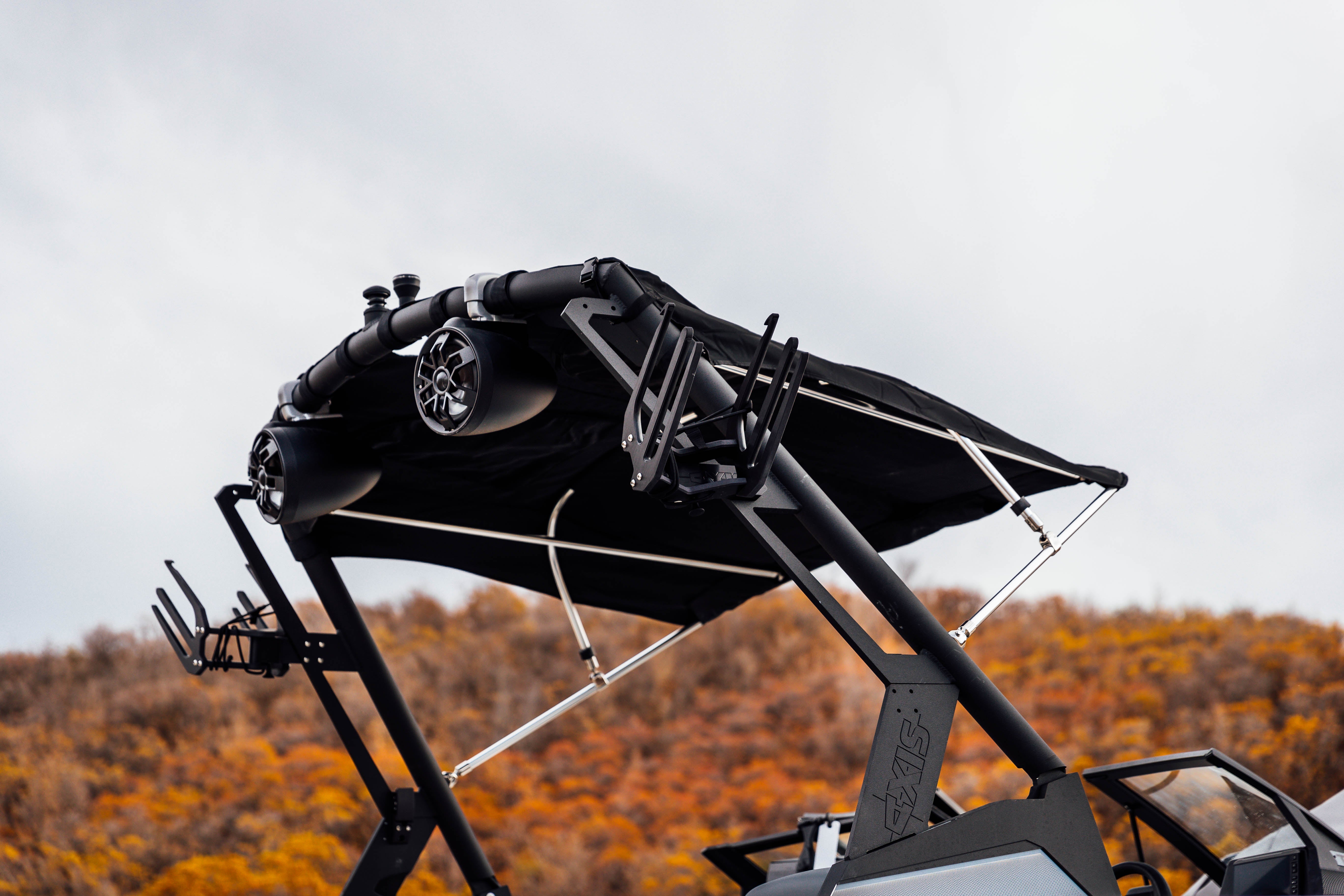 Axis GS Bimini W/Surf Storage & Rope pocket Complete, 20-22'