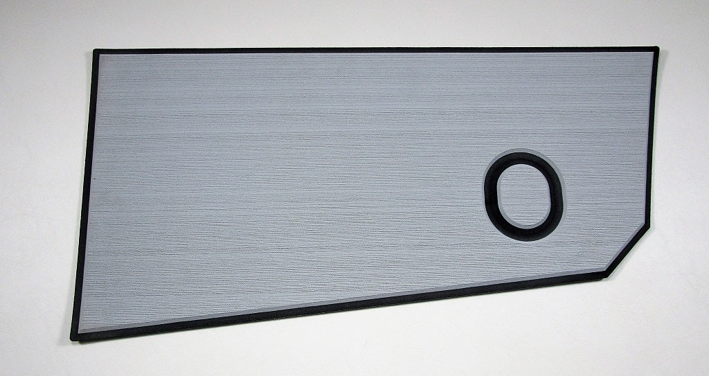 Rear step guide pole pad 23", Port-Gray, 16-19'