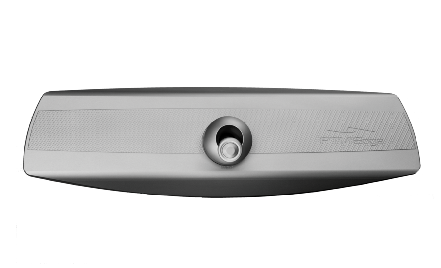 Billet gray VR-140 panoramic 180 degree malibu boat mirror