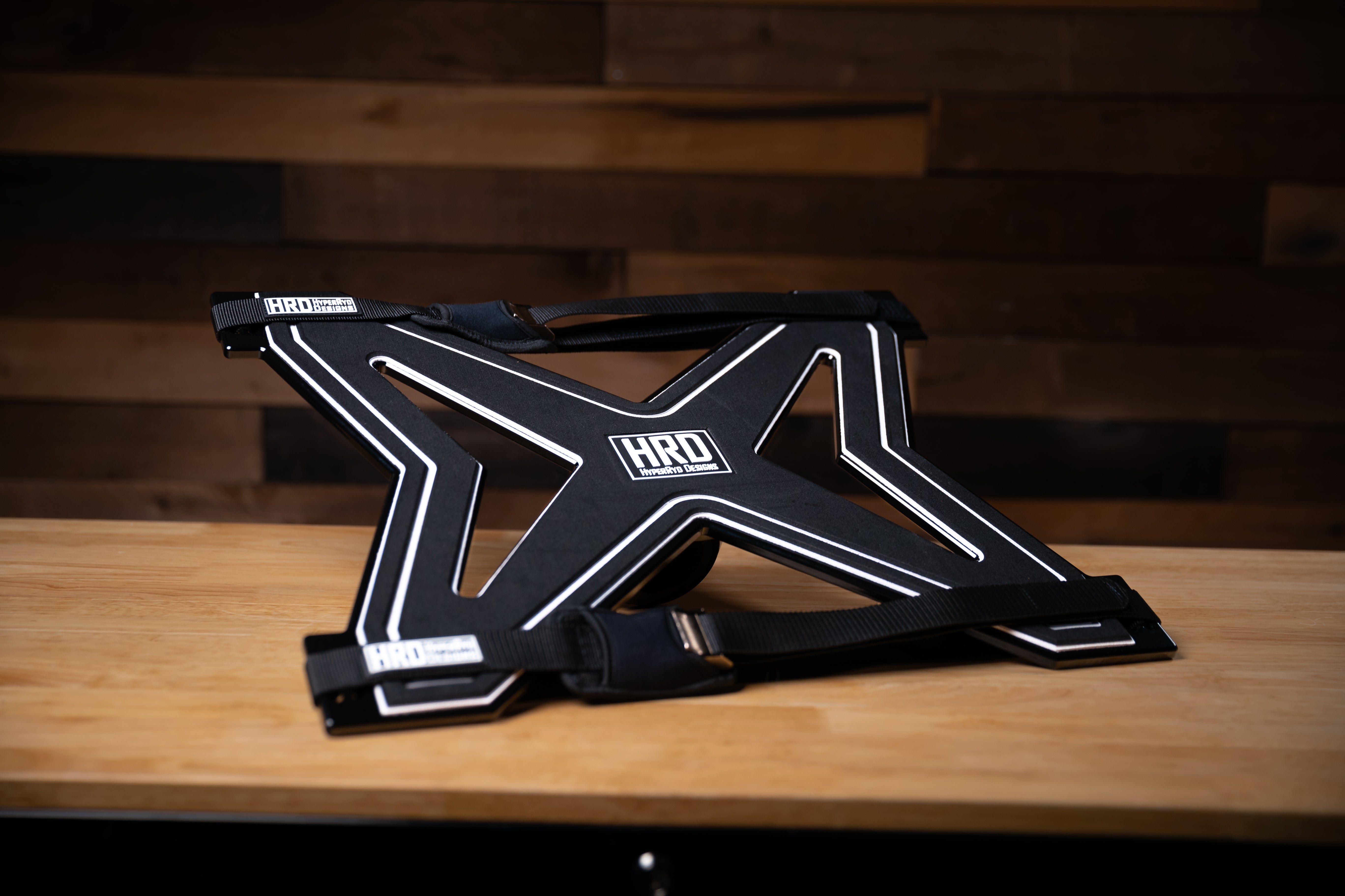 XR1 Surf Rack with GX Towers, black with white accents, designed for secure surfboard transportation on vehicles.