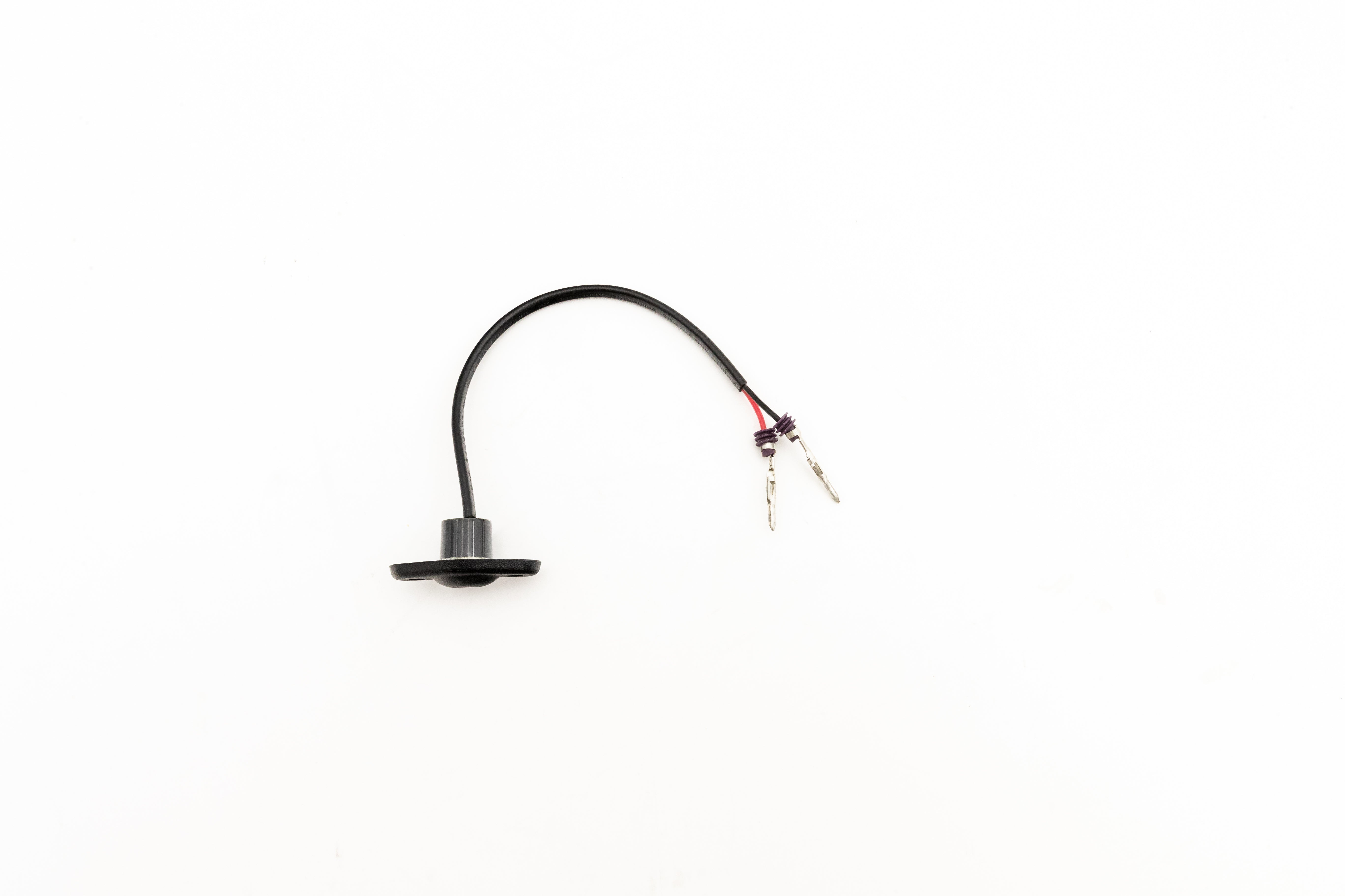 Red LED light with screw-down base, dome cover, and Delphi Axis connector, designed for 2018 and later vehicles.