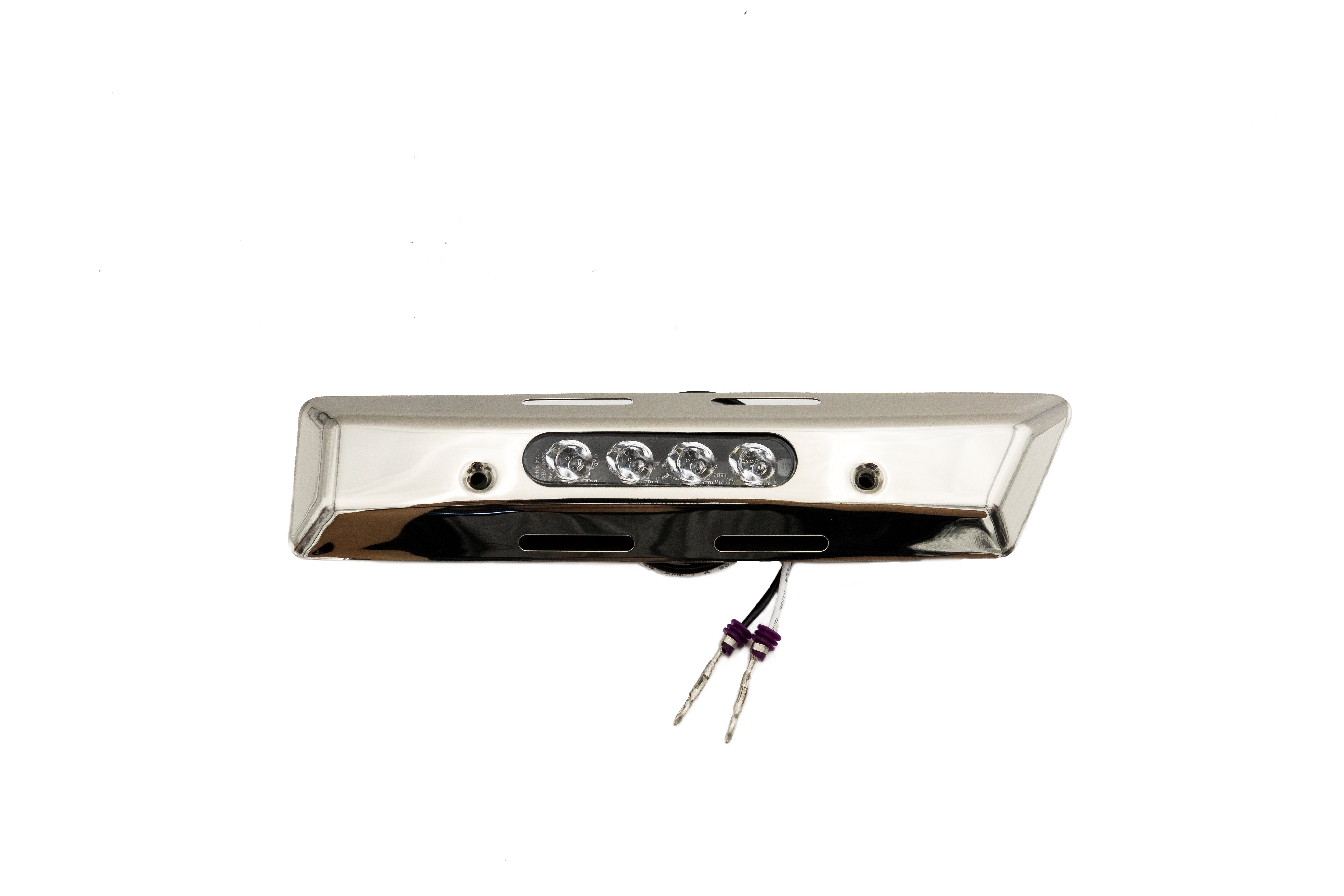 Docking light, port side, model K, for boats, with LED bulbs and wiring, designed for marine vessel docking.