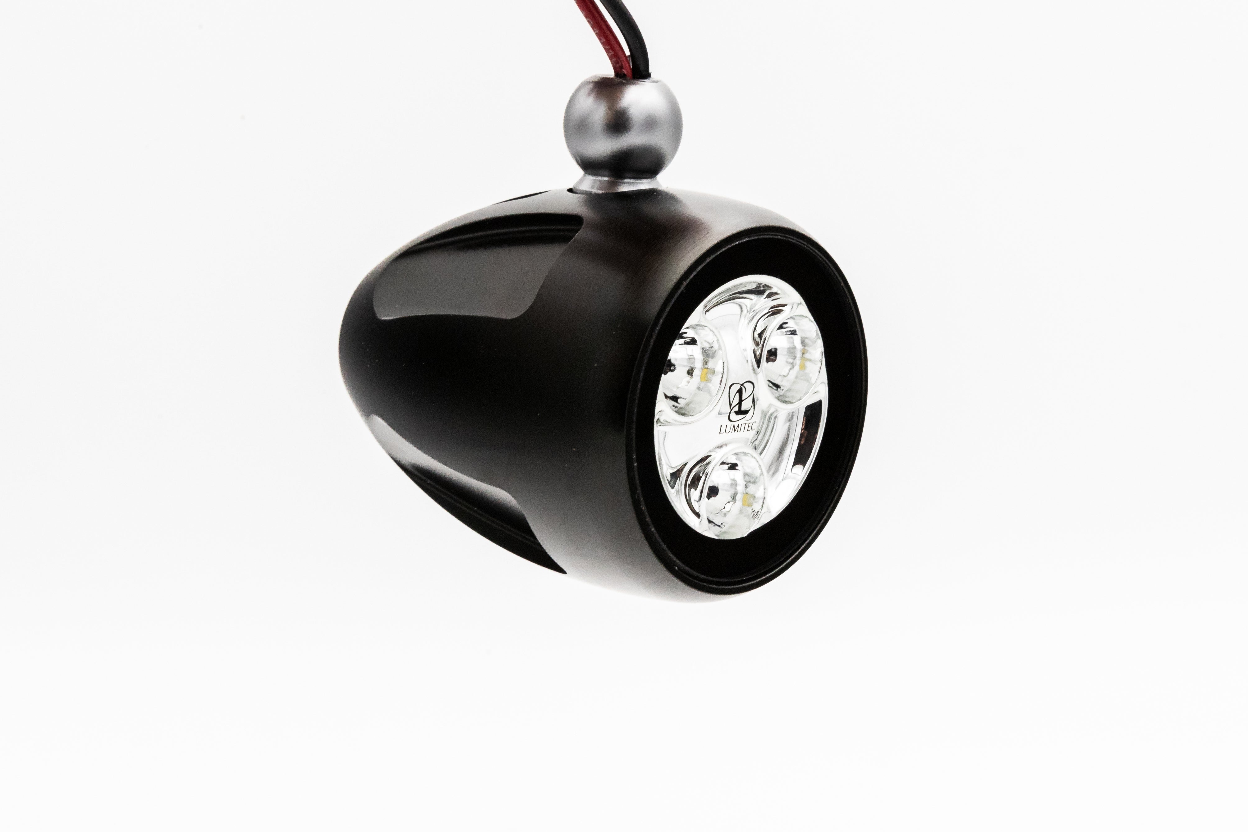 LED tower light, 16-19 inches, black and silver, with multiple bright LED bulbs for industrial or construction lighting.