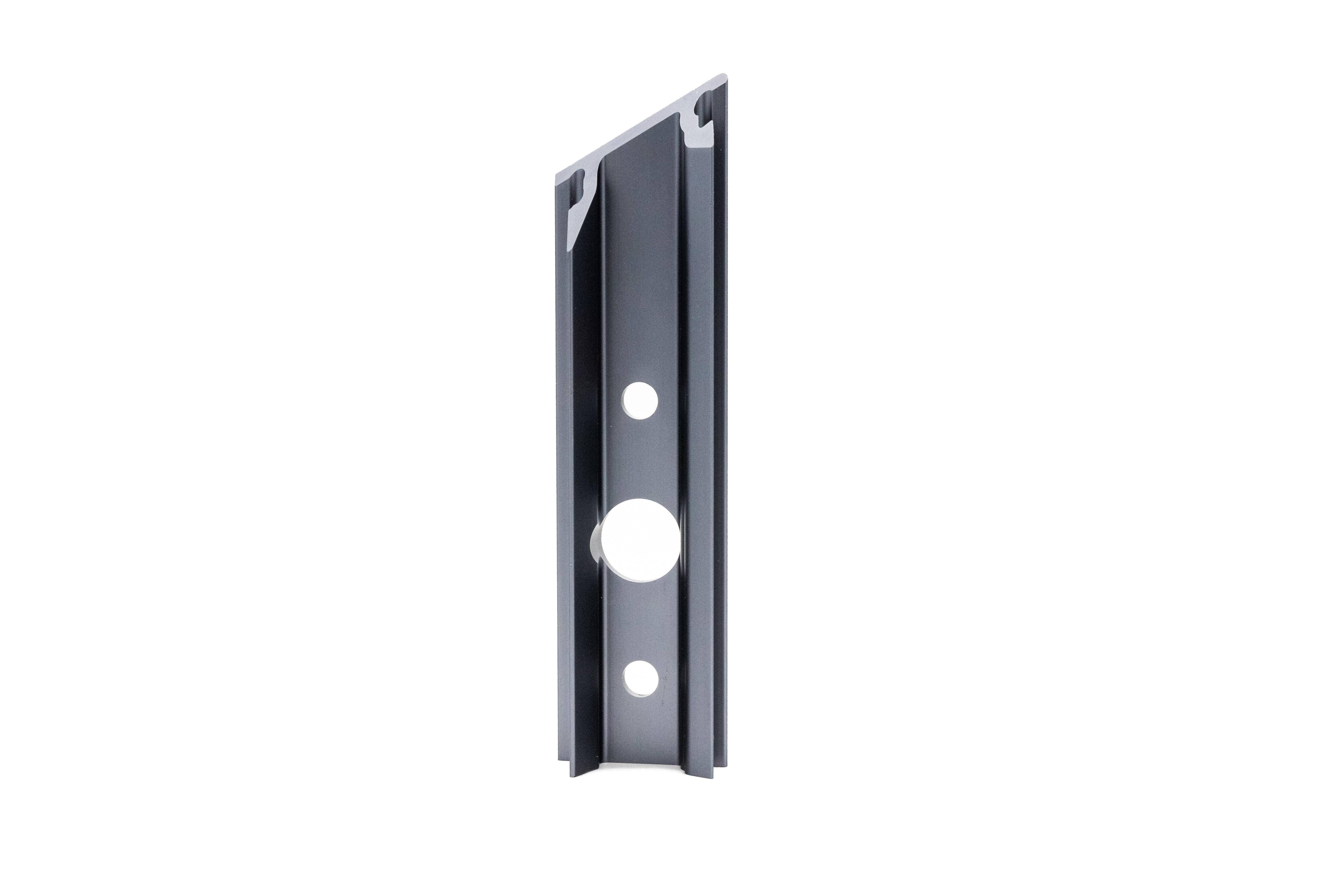 Indoor speaker mount with port, designed for tower GV products, featuring multiple holes for secure installation.