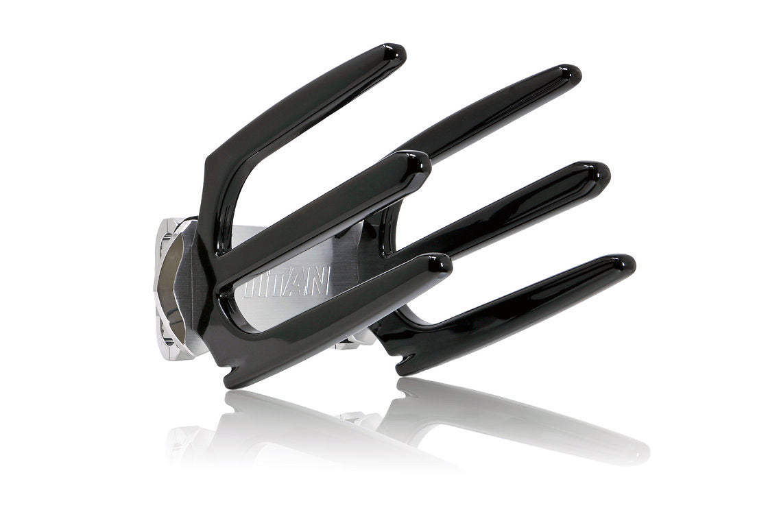 Illusion X Double Surf Board Rack with black padded arms, designed to securely hold two surfboards for easy storage and transport.