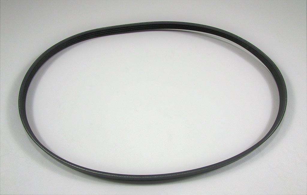 Malibu Monsoon LT4 Raw Water Pump Belt, black rubber serpentine belt on a white background.