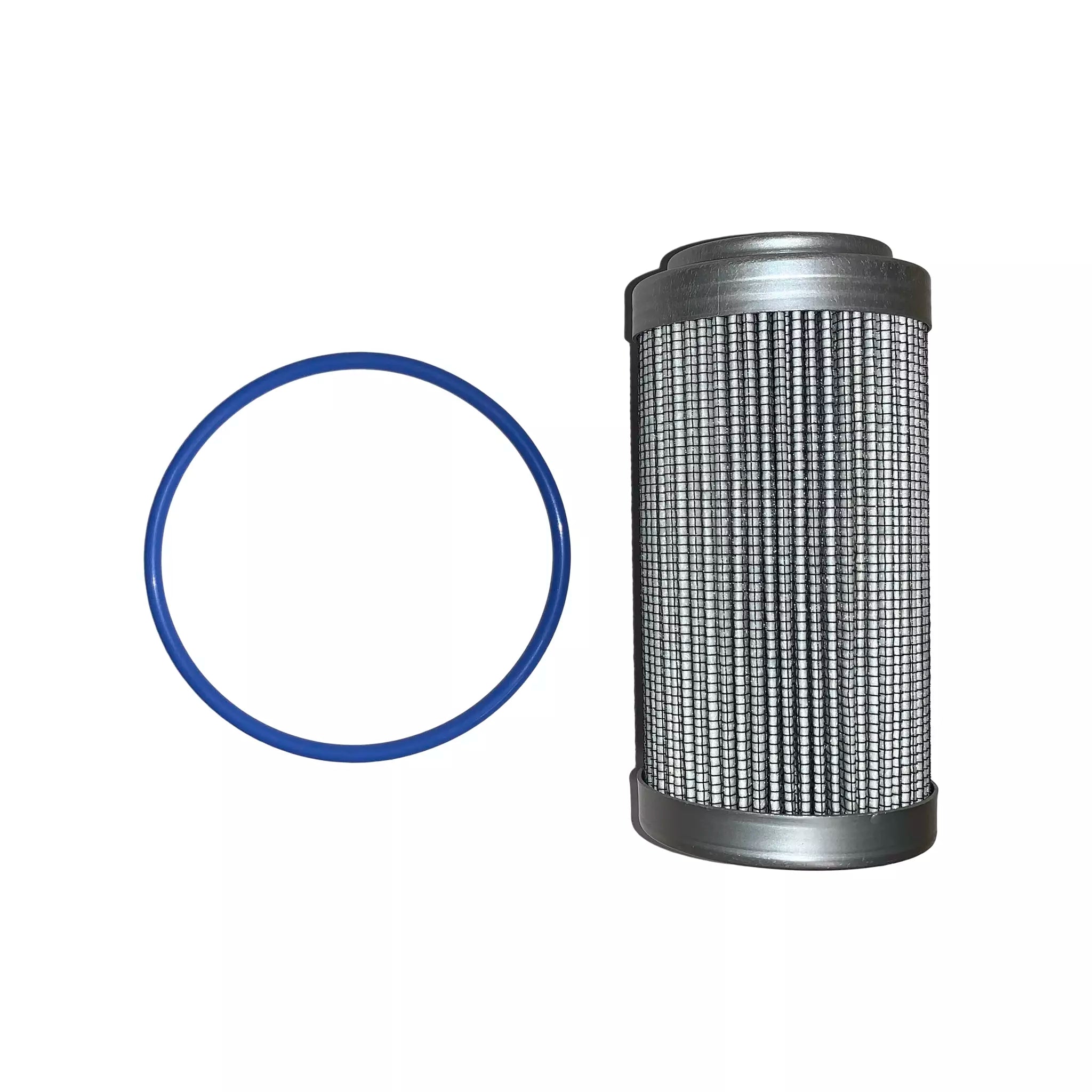 Malibu M-Series/LT4 fuel filter with a blue O-ring seal, designed for efficient fuel filtration in marine engines.