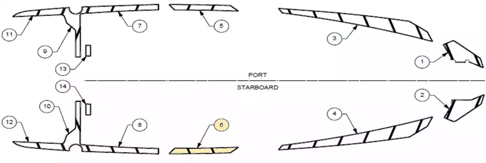 Diagram of the Soft Grip, Top deck-M240 with labeled parts and components for assembly or maintenance.