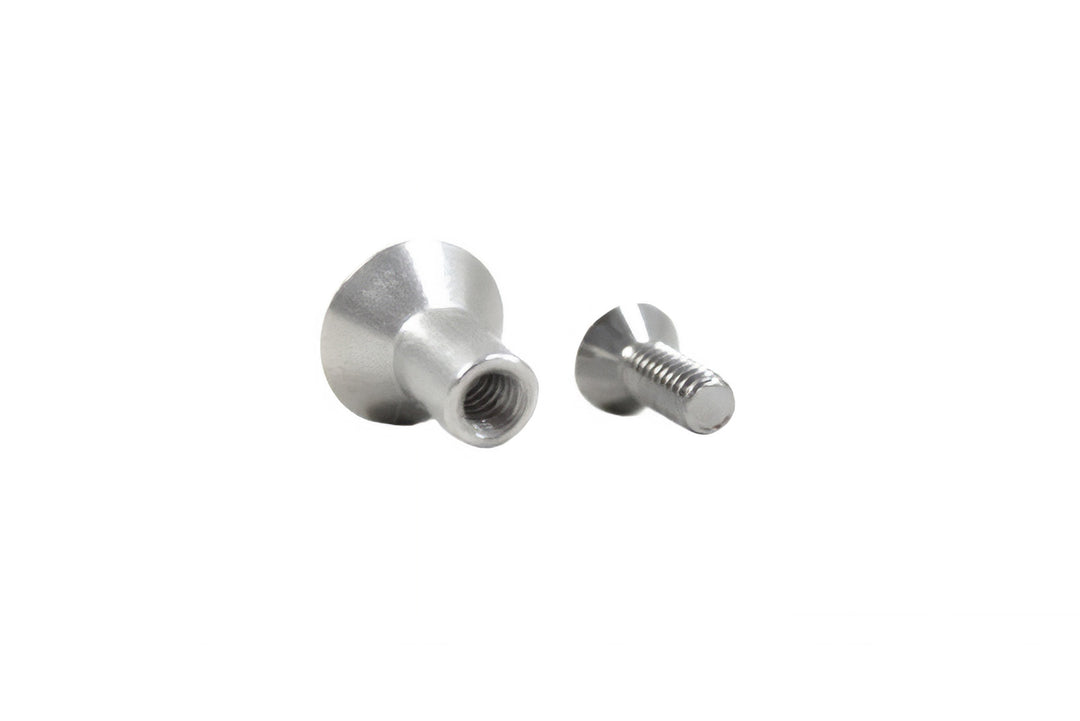 Fold down swimstep screw kit featuring two stainless steel screws designed for secure installation on Malibu and Axis boats.