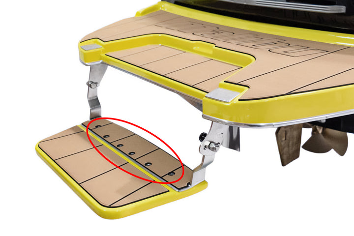 Fold Down Swimstep Screw Kit for Malibu and Axis boats, ensuring secure attachment for your swimstep accessory.