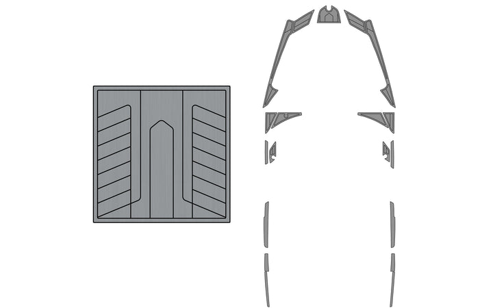 Diagram of Axis A22 Soft Grip Top Deck Kit for &