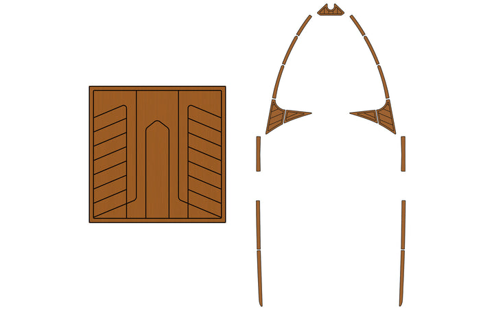 Diagram of Malibu 23LSV soft grip kit components for model years 2010-2013, including a wooden deck panel and grip assembly parts.