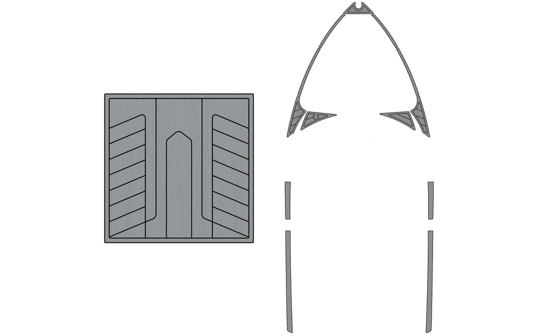 Diagram of Malibu 21VLX Soft Grip Kits for models &