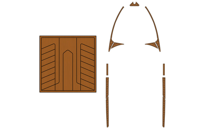 Diagram of Malibu 247LSV Soft Grip Kit components for 2010-2017, including grips, panels, and mounting hardware.