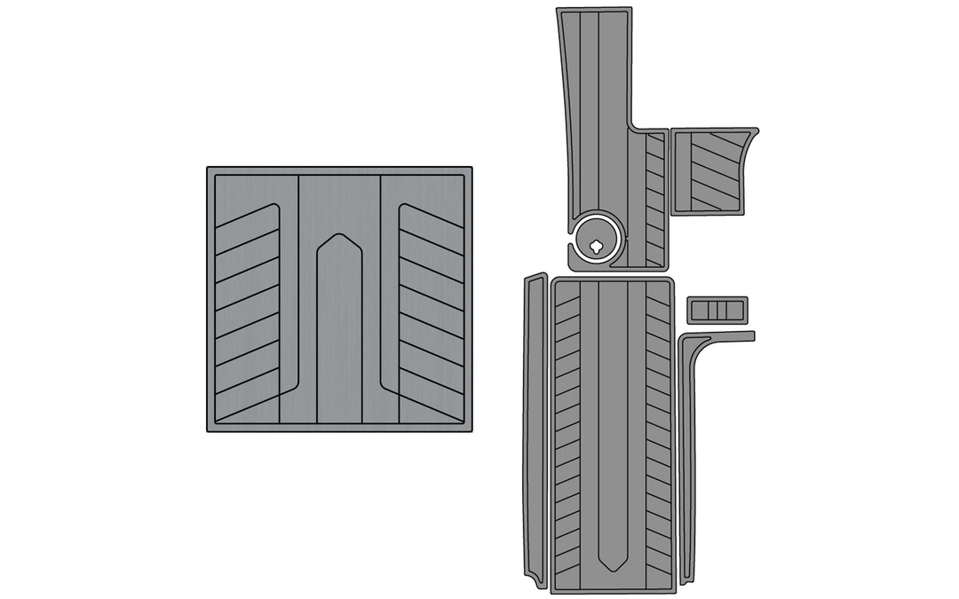 Diagram of Malibu 24 MXZ Soft Grip Kits for models &