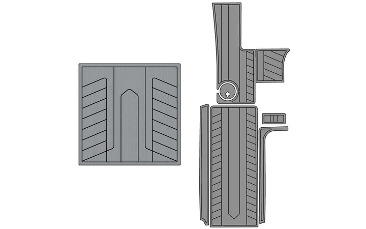Diagram of Malibu 24 MXZ Soft Grip Kits for models &