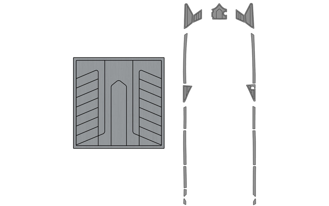 Diagram of Malibu 24 MXZ Soft Grip Kits for models &