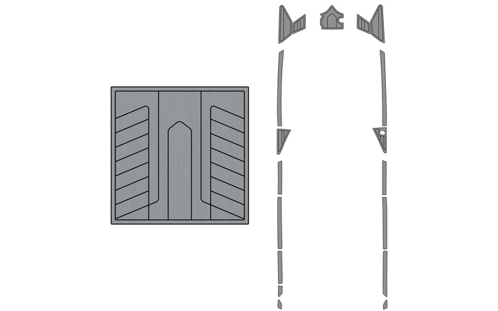 Diagram of Malibu 24 MXZ Soft Grip Kits for models &