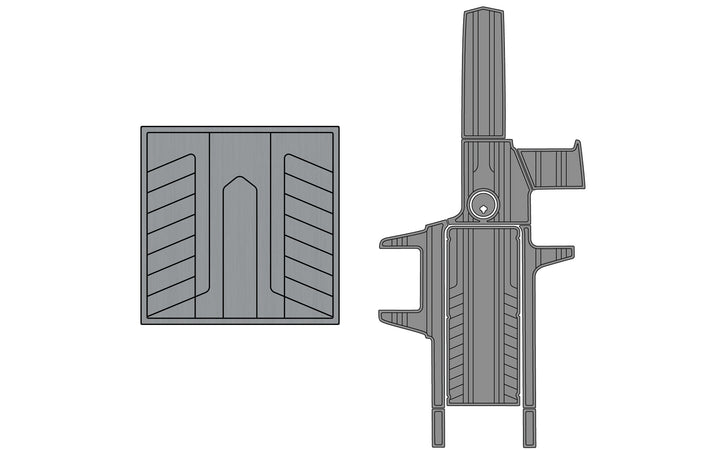 Axis A24 Soft Grip Kits for models 2013-2017, featuring textured grips and mounting hardware, shown in gray.