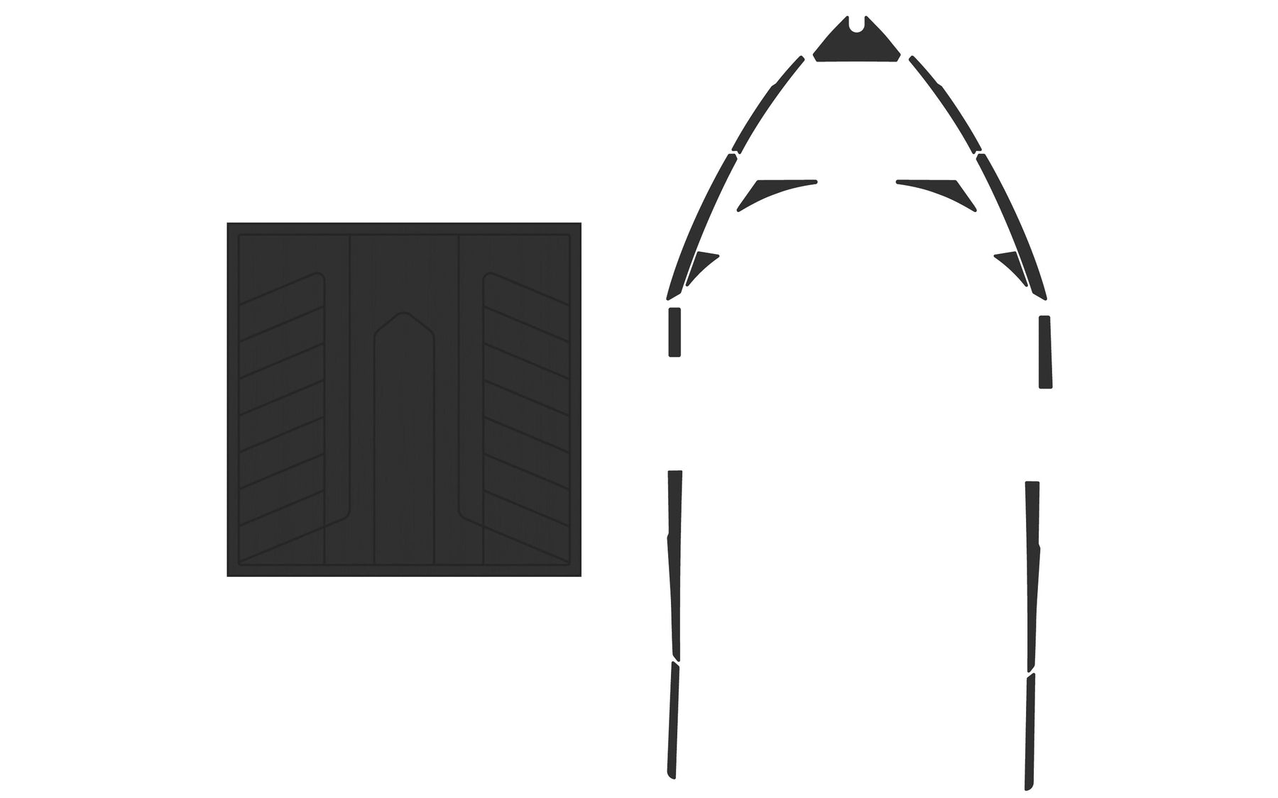 Axis T23 Soft Grip Kits | '15-'17 | Black Base | Silver/Teak Top
