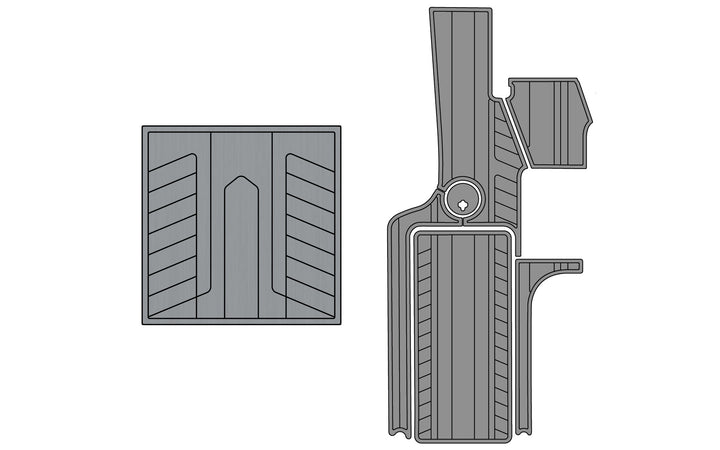 Diagram of Malibu 23LSV soft grip kit for models &