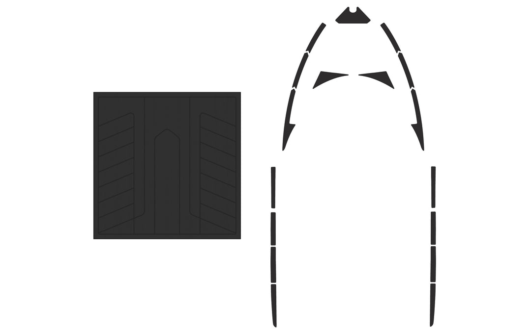 Diagram of Malibu 23LSV soft grip kit for models &