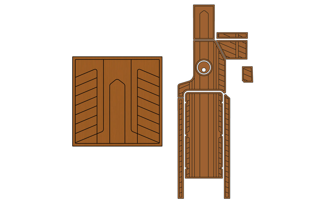 Diagram of Axis A24 Soft Grip Kits for 2018-2020, showing wooden grip panels and assembly components.