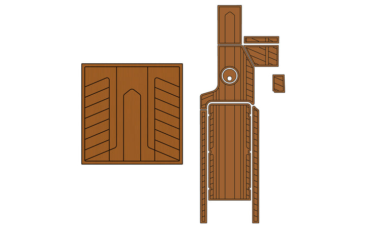Diagram of Axis A24 Soft Grip Kits for 2018-2020, showing wooden grip panels and assembly components.