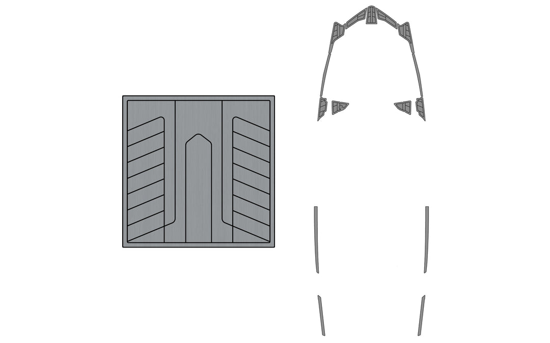 Diagram of Axis A24 Soft Grip Kits for 2018-2020, including grip components, mounting hardware, and installation parts.