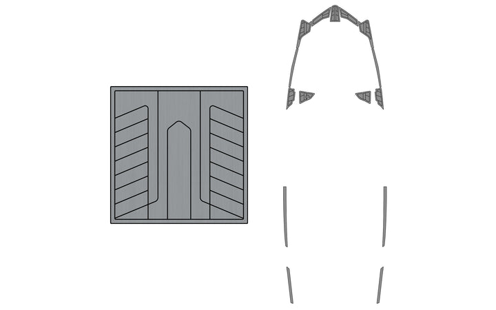 Diagram of Axis A24 Soft Grip Kits for 2018-2020, including grip components, mounting hardware, and installation parts.