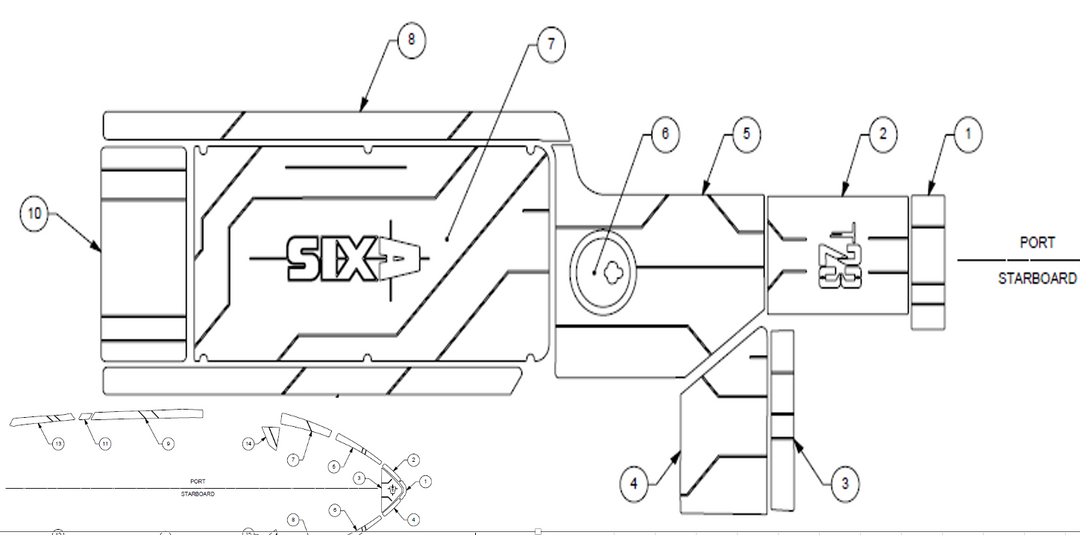 Softgrip for Cam Lock Inspection Cover 2019, shown in technical diagram with labeled components and port connections.