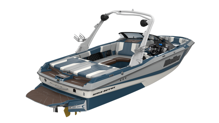 Malibu GV White Tower - Wide showcasing a sleek boat design with spacious seating and modern features for an enhanced boating experience.