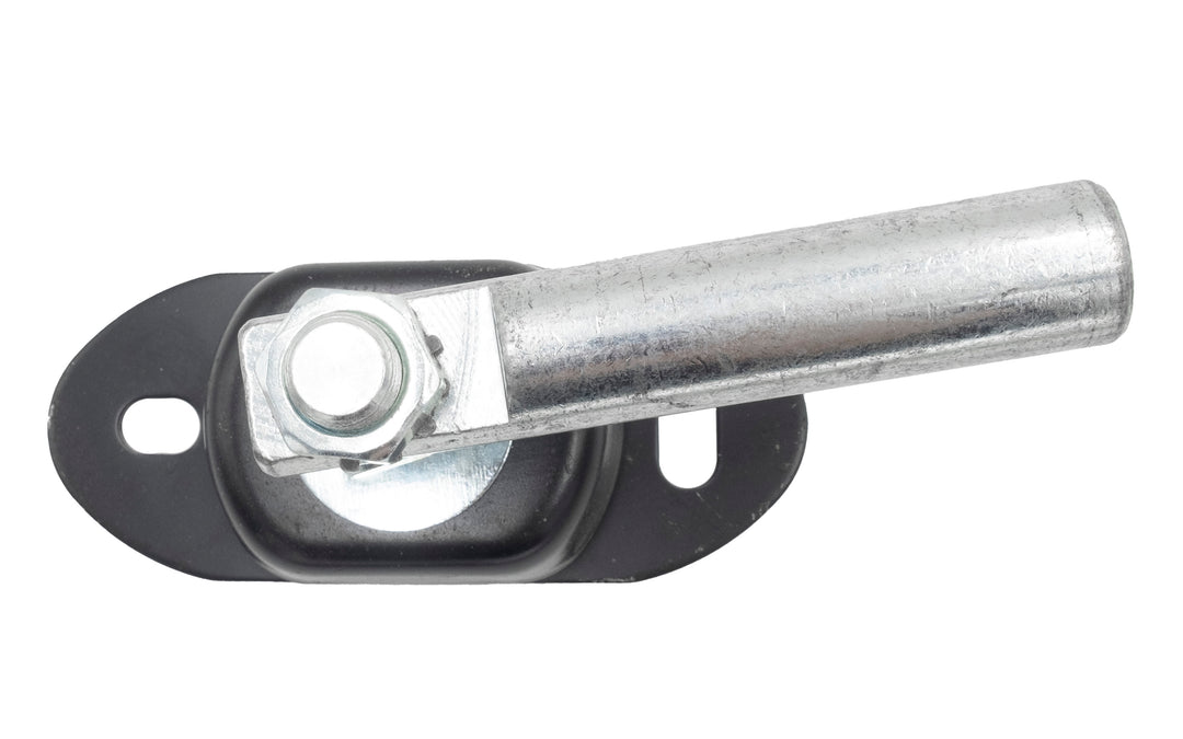 Indmar 6.2L front motor mount with metal bracket and rubber insulator for engine stability and vibration reduction.