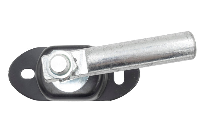 Indmar 6.2L front motor mount with metal bracket and rubber insulator for engine stability and vibration reduction.