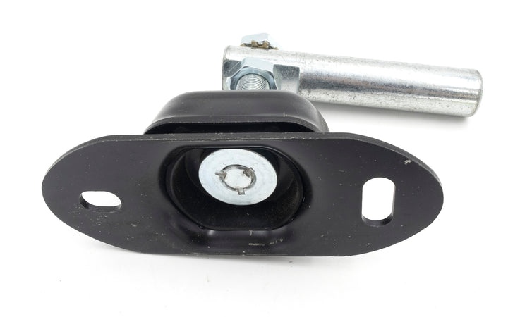 Front motor mount for Indmar 6.2L engine, featuring a black rubber insulator and metal mounting hardware.